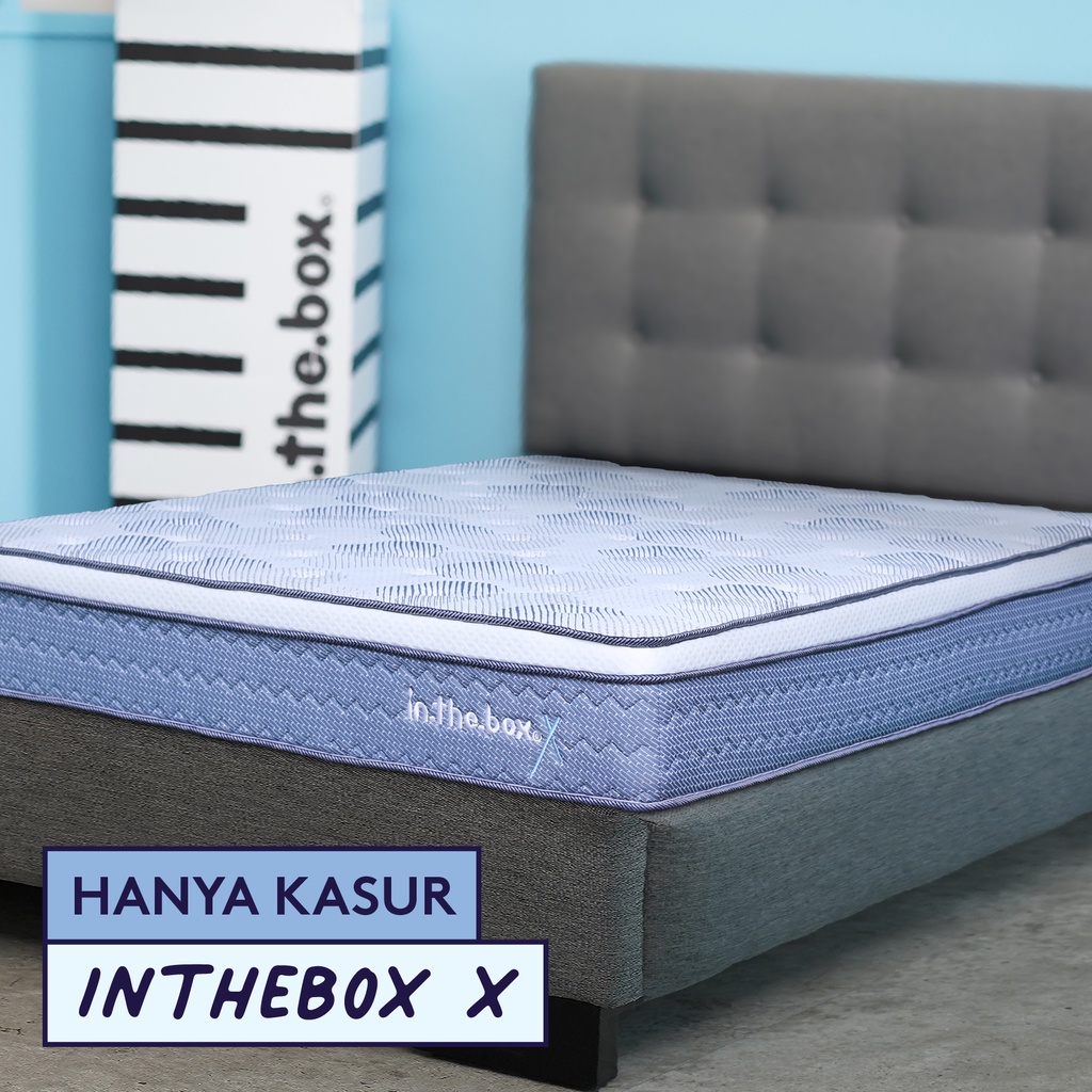 INTHEBOX X (Plush Top) Kasur Spring Bed - FREE Bantal | Ukuran Kasur 90x200, 100x200, 120x200, 140x200, 160x200, 180x200, & 200x200 | kasur berkualitas Image 2