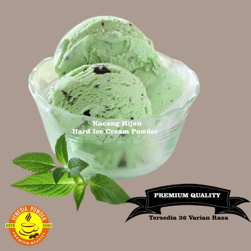 

HARD ICE CREAM RASA KACANG HIJAU TERENAK - BUBUK ES KRIM RASA KACANG HIJAU - BUBUK ES KRIM
