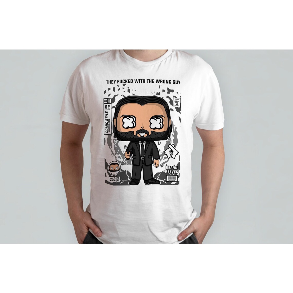 KA/013 Kaos John Wick Movie Premium T-Shirt Anak dan Dewasa