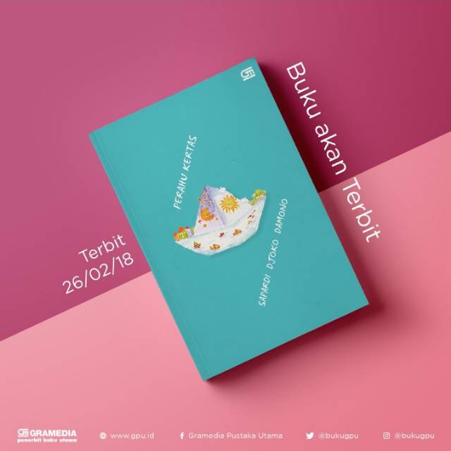 Perahu Kertas Sapardi Djoko Damono Buku Kumpulan Puisi