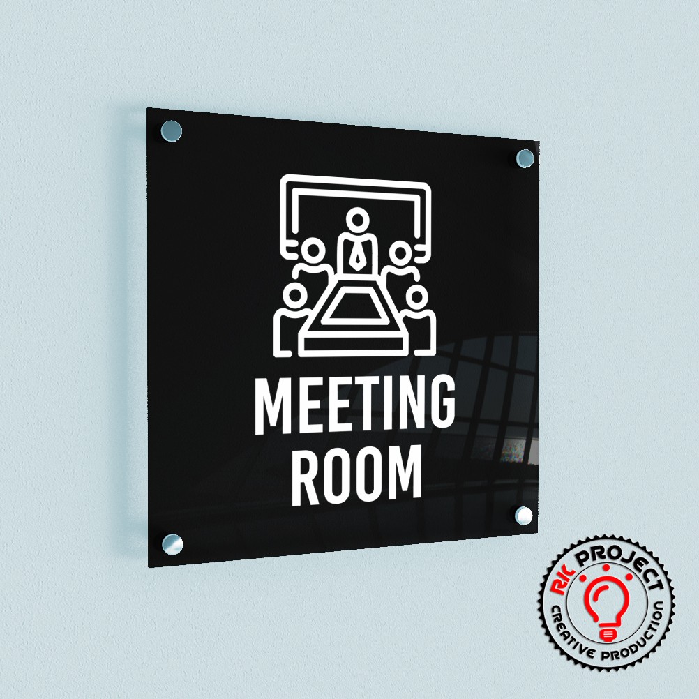 

MEETING ROOM SIGN BOARD AKRILIK ACRYLIC