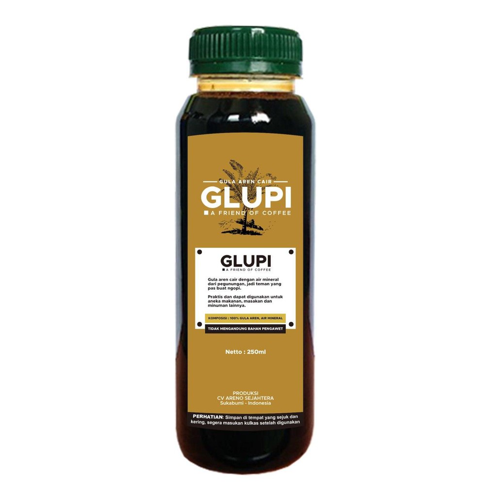 

Gula Aren Cair Sehat Organik / Glupi 250 ml MURAH Terlaris - Bisa Untuk Kopi
