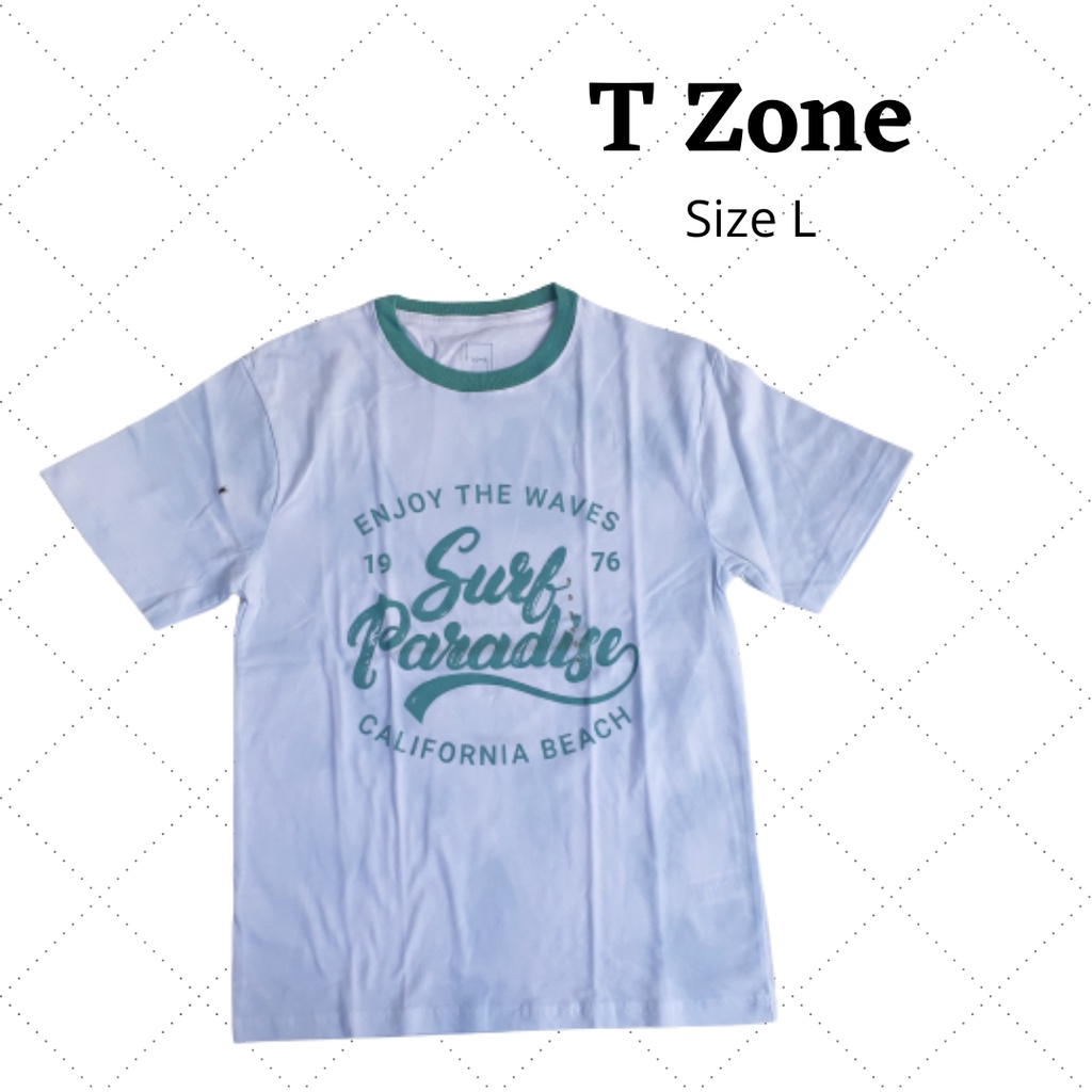 Baju Pria/Kaos Pria Merk T Zone Ori Matahari