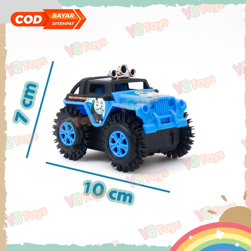 YGtoys Mainan Anak Cowok Mobil Mobilan Jungkir Balik Offroad Tumbling Tiping Car Karakter