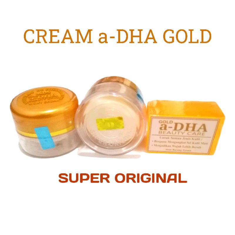 A DHA GOLD ASLI.. SUPER ORIGINAL a-DHA MDS (Tulisan Timbul Tutup & Bawah)