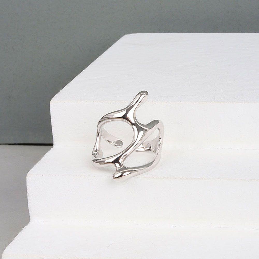 Lily Ring Trend Hollow Cabang Bukaan