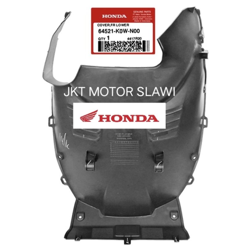 64521 K0W N00 cover fr lower kolong lumpur tadah lumpur paru ADV 150 asli honda