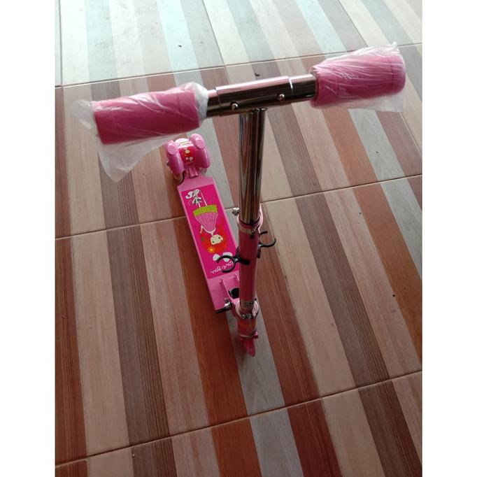 Skuter Scooter Otoped Otopet Besi Anak Bell MURAH khusus warna PINK