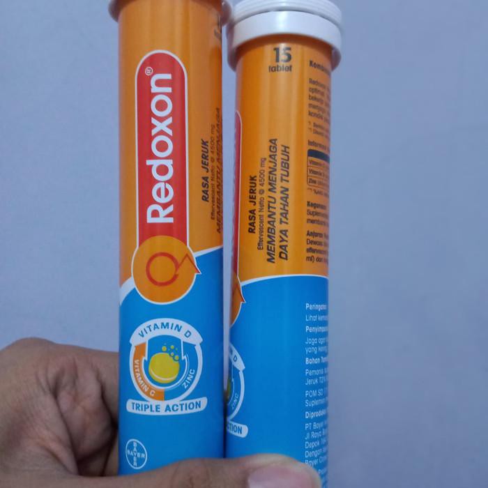 Pakethemat Redoxon 15 Tablet Triple Action Vitamin C - Jeruk Isi 15 Termurah