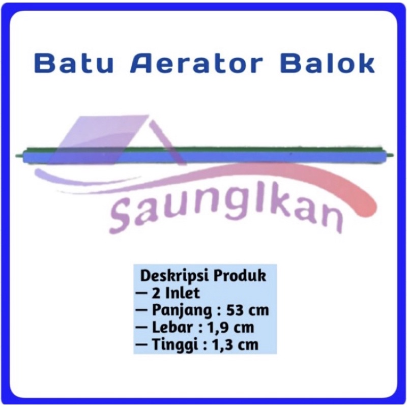 Jual Batu Aerator Aerasi Balok Panjang 20 Inch / 50 cm | Shopee Indonesia