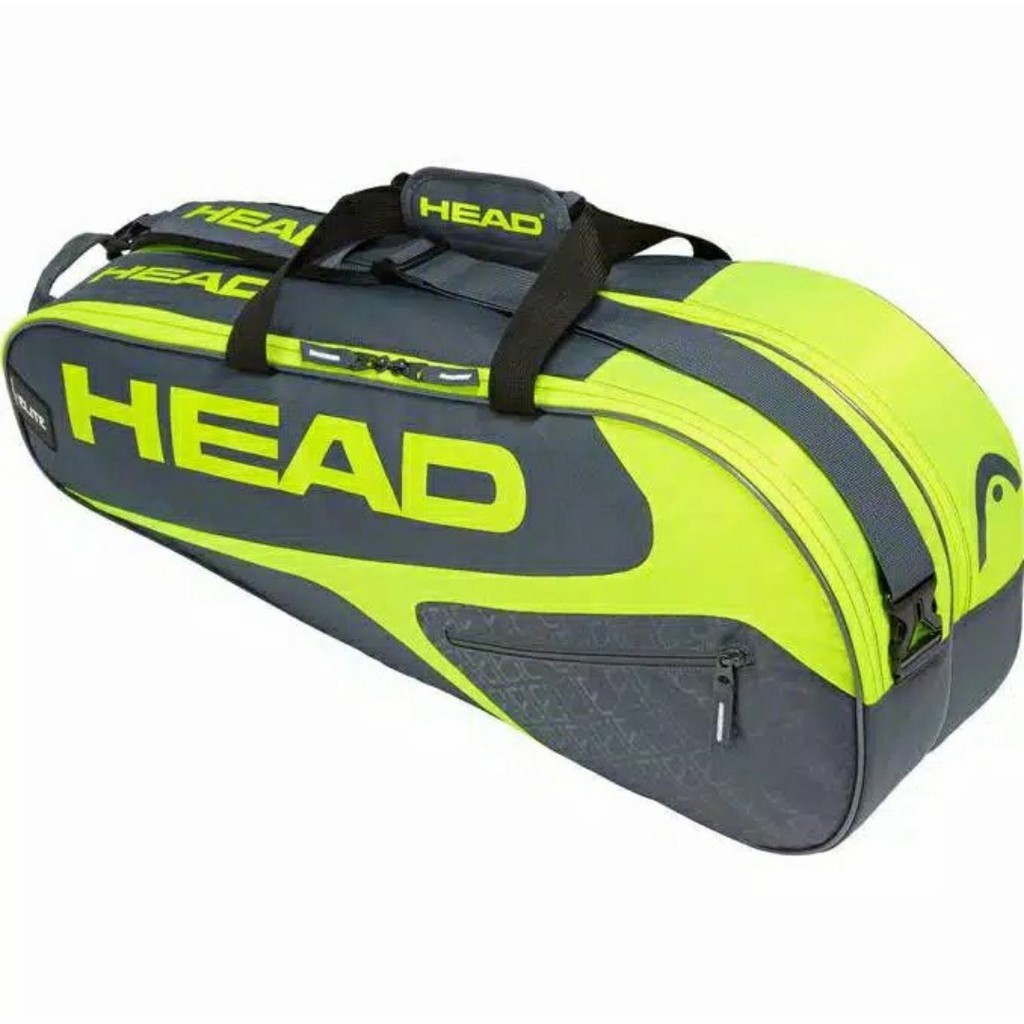 Tas Tenis HEAD Elite 6R Combi Bag 2 Zip SKS Original