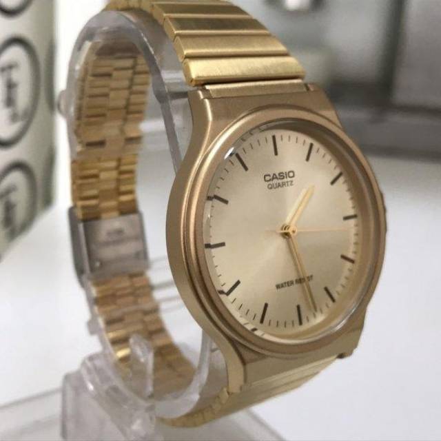 casio gold analog