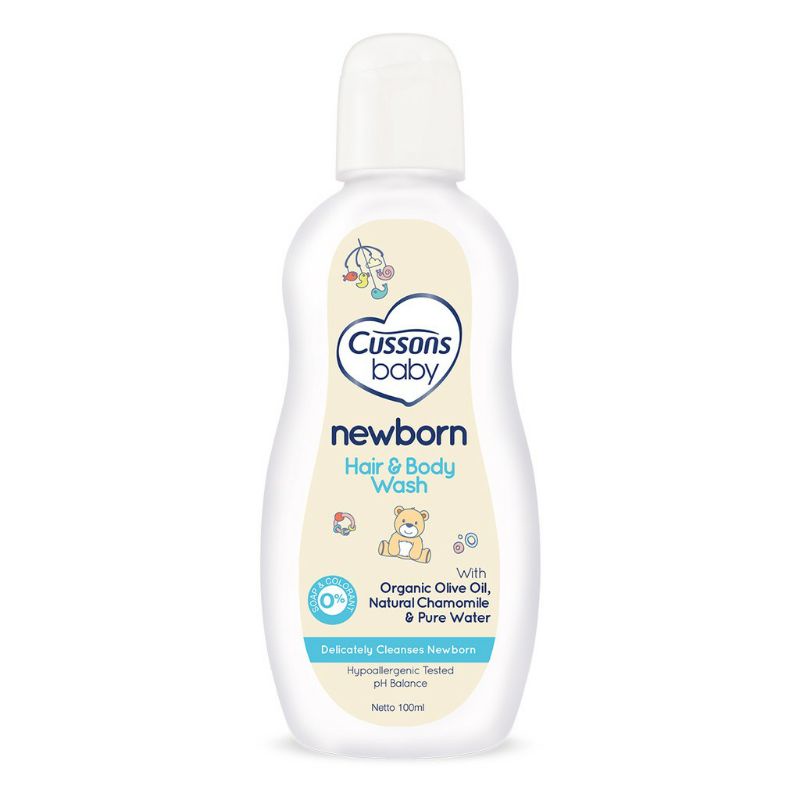 Cussons Baby Hair &amp; Body Wash NewBorn 100ml
