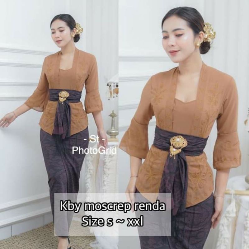 kebaya jadi moscrep renda