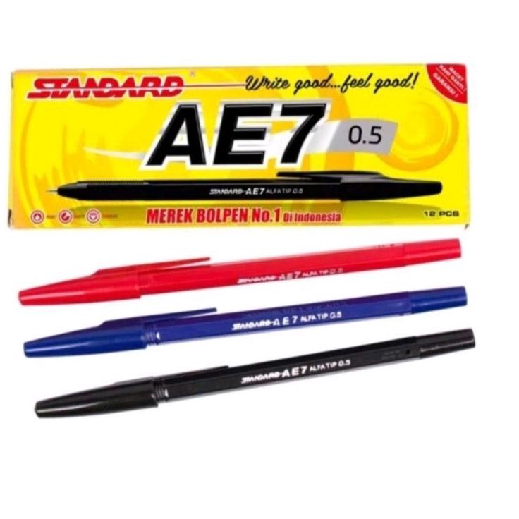 

⚡️9.9 F⚡ASH SALE⚡️ Pulpen standard AE7 0.5mm ( 12 pcs ) !