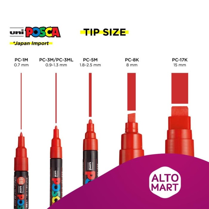

Nikmati Uni Posca Pc-8K Paint Marker (Broad Tip) Promo