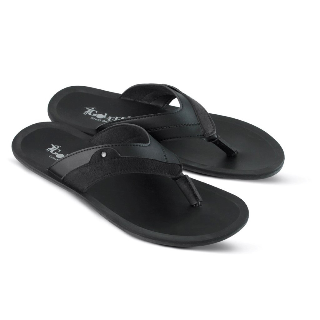 SANDAL JEPIT PRIA BLACK 38 sd 43