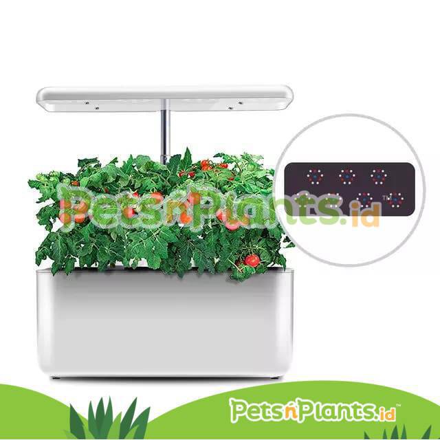 Smart Hidroponik Indoor Lampu LED Grow Light Otomatis Full Spectrum