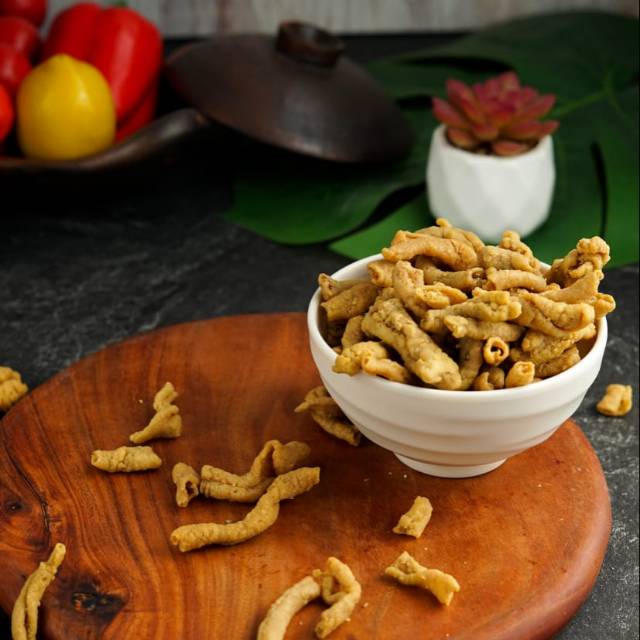 

YQB Snack Keripik Usus Ayam (enak, gurih, renyah, murah, laris)