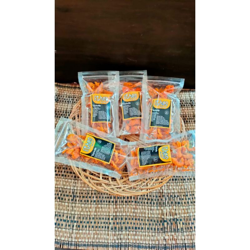 

ETHES KRIPJAM(KRIPIK JAMUR) PEDAS 25GRAM
