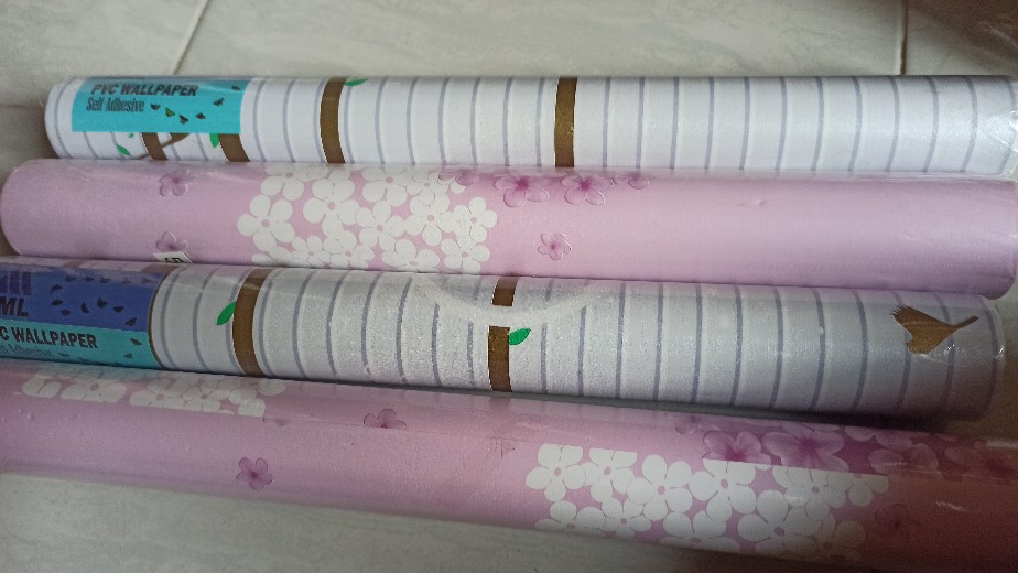 Wallpaper Sticker Dinding Sakura Pink