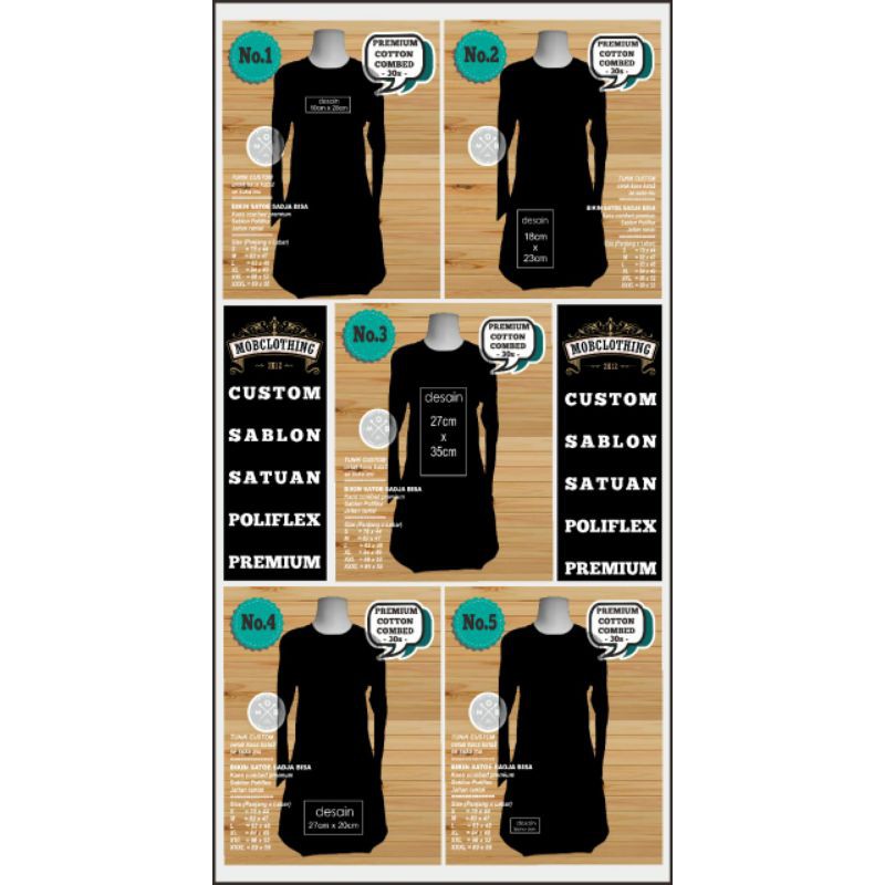 JASA SABLON POLYFLEX SATUAN ECER Full Colour DTF