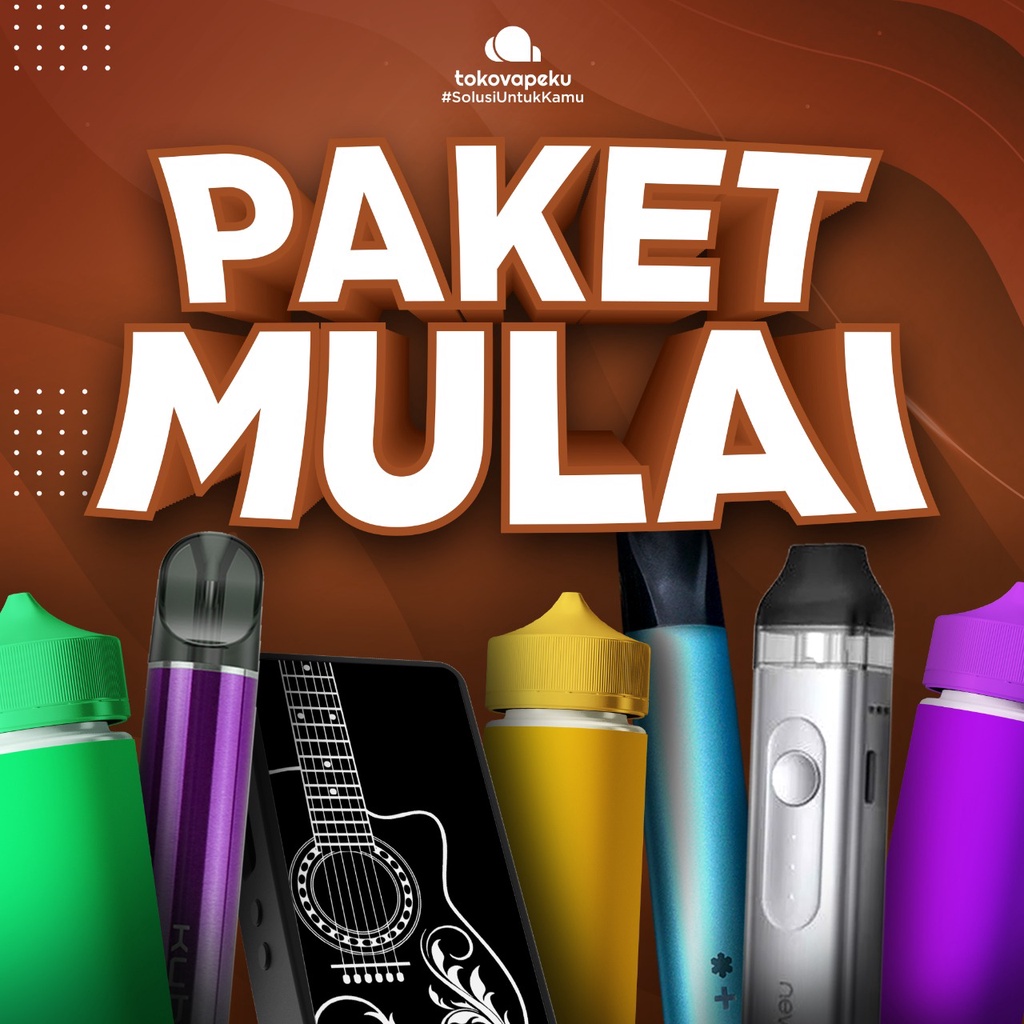 PAKET SIAP MULAI PAKET MOD PAKET POD PAKET KEBUL START VAPING