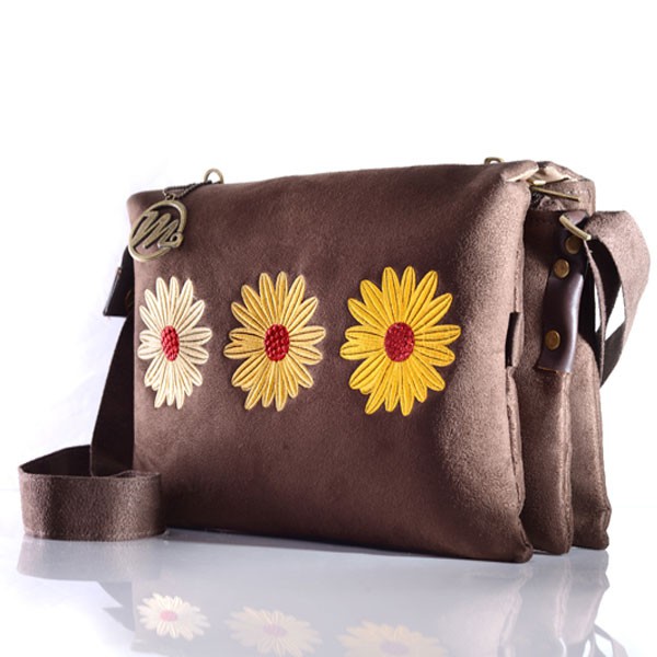 Mokamula Feeble Dark Brown Primrose, Tas Selempang Bordir, Tas Original