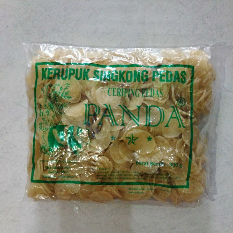 

Krupuk Singkong Pedas 500gr mentah