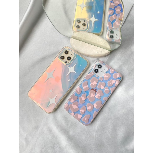 HOT CASE IRISCENDENT CLOUD 12PRO 12 PROMAX 13PROMAX 13 13PRO 11PROMAX 11 11 PRO XR XS XS MAX SOFTCASE PREMIUM RAINBOW (LENGKAP IPHONE 6 - 13promax)