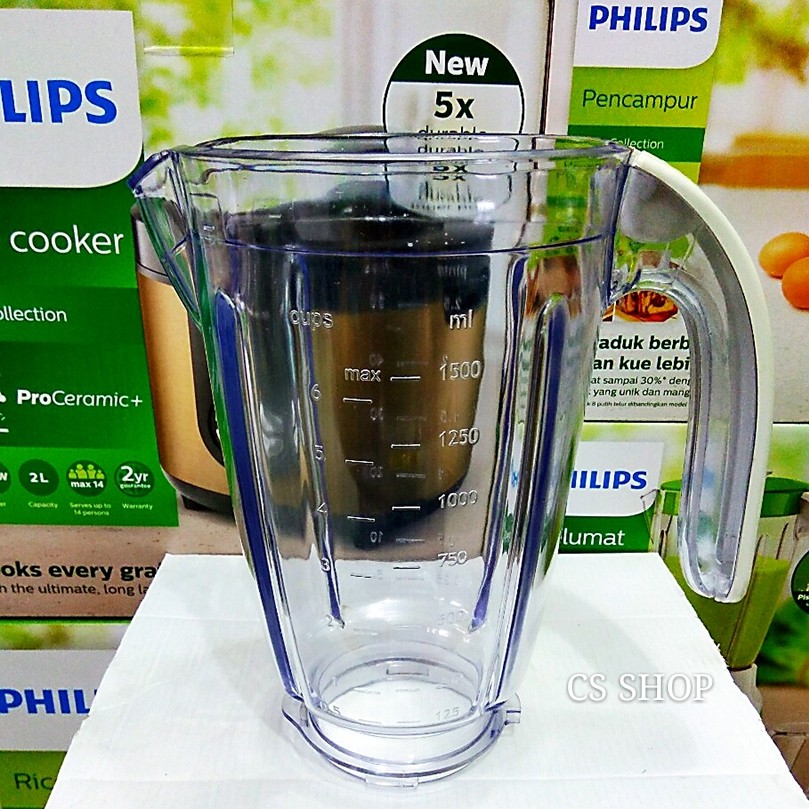 GELAS BUMBU BESAR BLENDER PHILIPS TIPE HR-2115 HR-2116 HR-2061 HR-2071 ORIGINAL