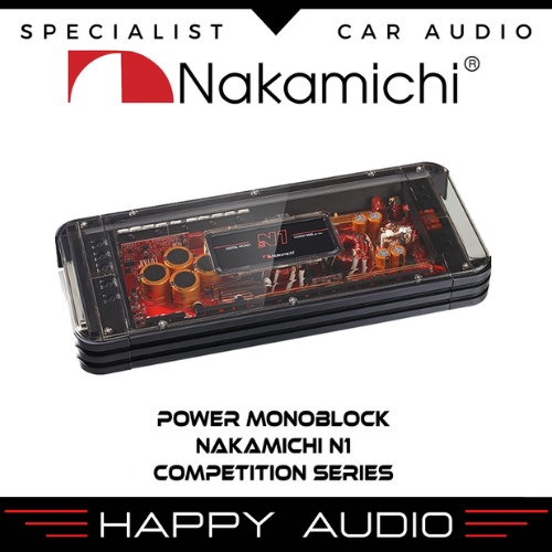 Power Amplifier Monoblock NAKAMICHI N1 Class D Bass Power Subwoofer Mobil Audio