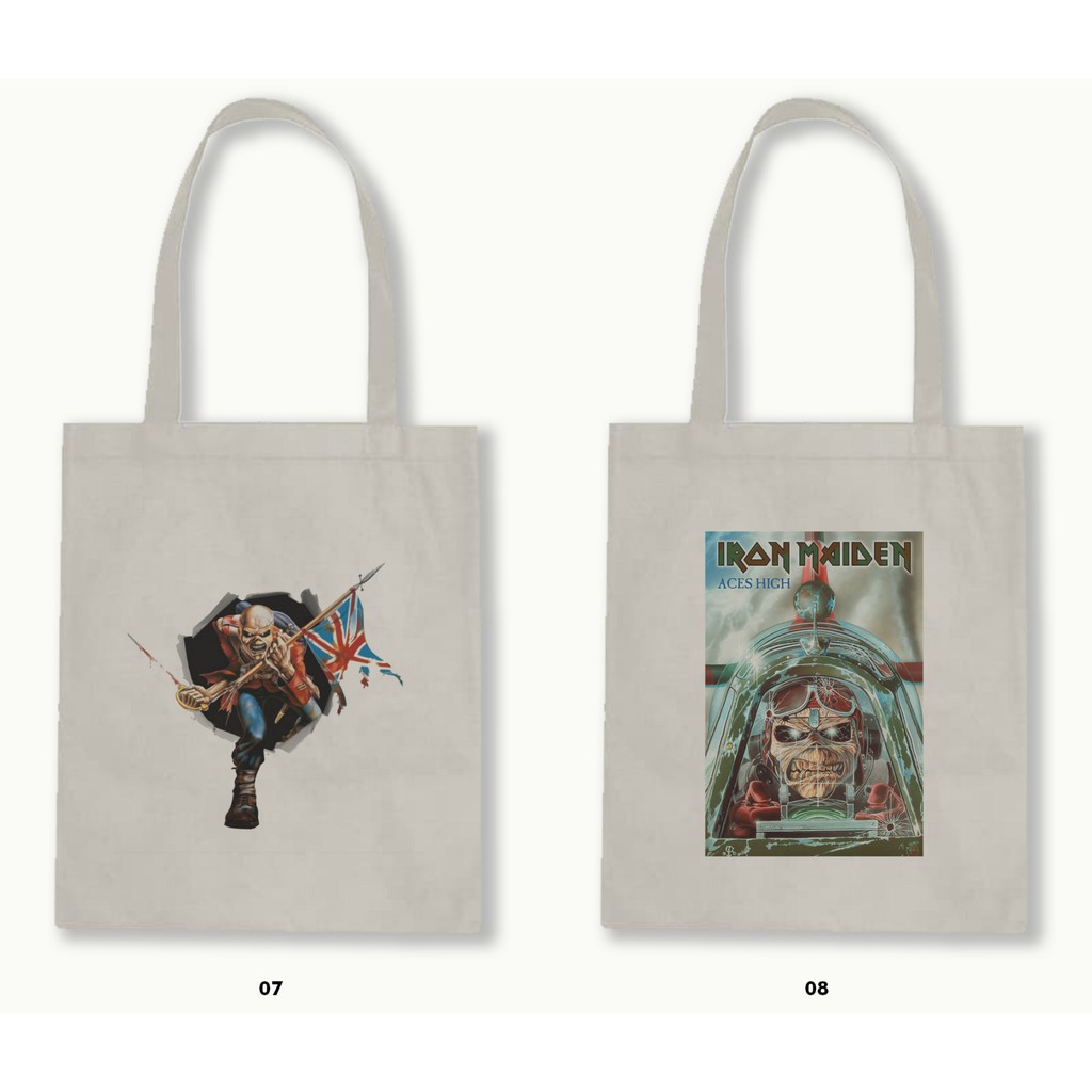 TOTE BAG BLACU - IRON MAIDEN