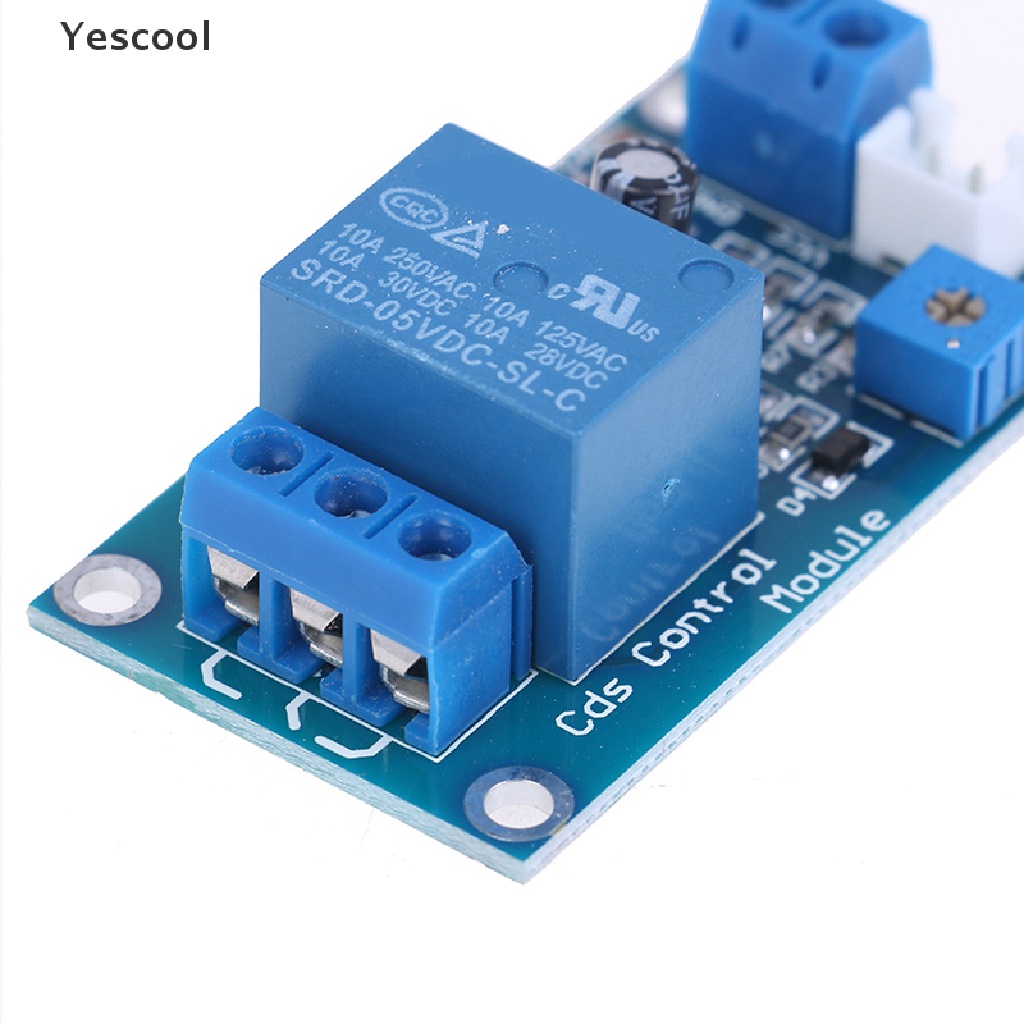 Yescool Modul relay photoresistor DC5 / 12v xh-m131 sensor Deteksi Cahaya