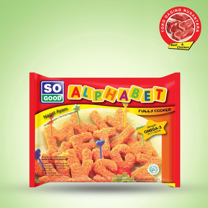 

So Good Alphabet Ori 400GR