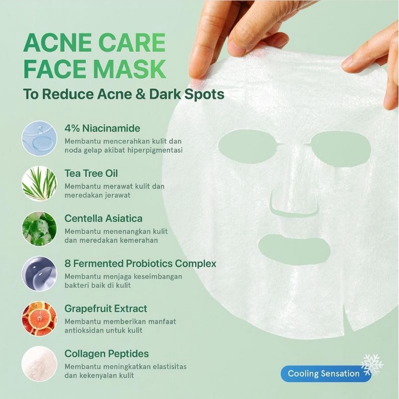 Dear Me Beauty Face Mask | Brightening Face Mask | Acne Face Mask | Masker Wajah