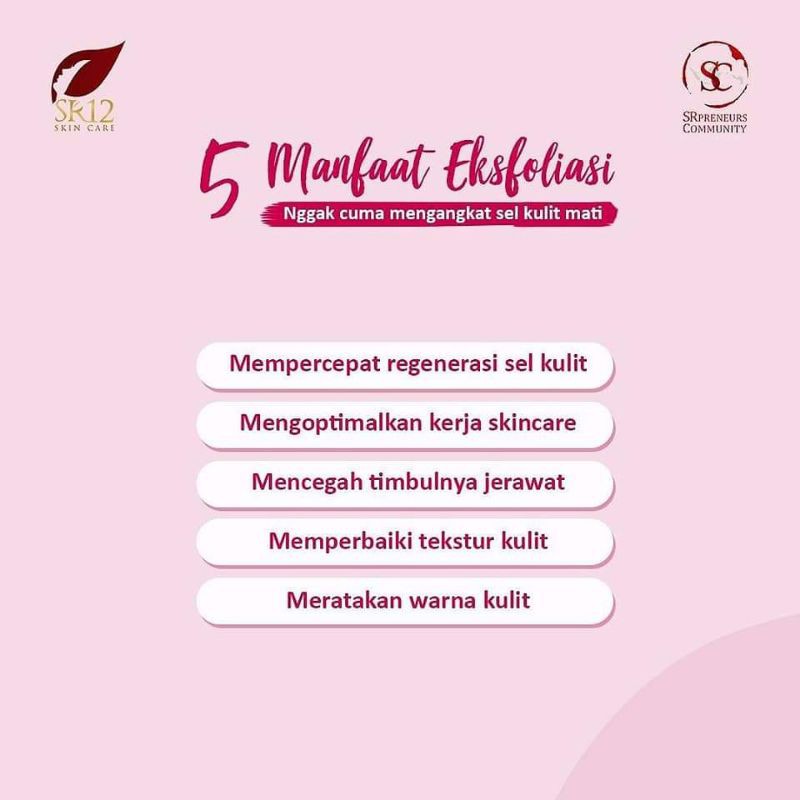 TONER AHA SR12 - Eksfoliasi kulit wajah