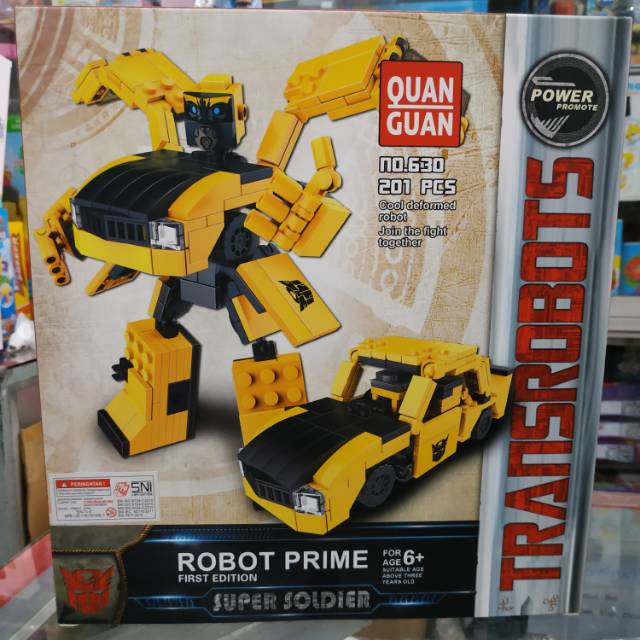 Mainan Block Quan Guan 630 Transrobots 201 pc