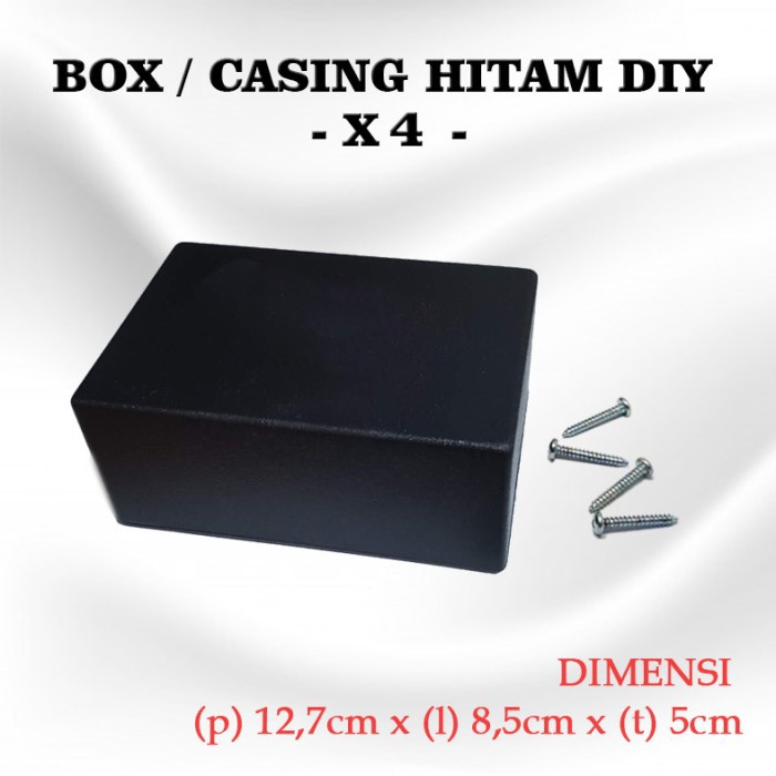 

Box Kotak Casing Plastik X4 for Komponen Ukuran 12,7 x 8,5 x 5 cm New Product