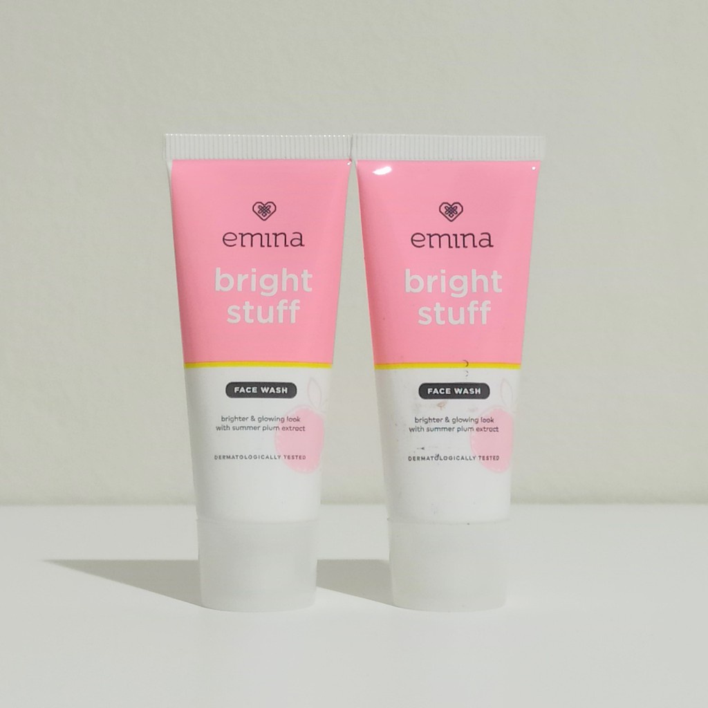 *galerybeautysemarang* Emina Bright Stuff Face Wash 100ml || Sabun Muka 50ml &amp; 100ml