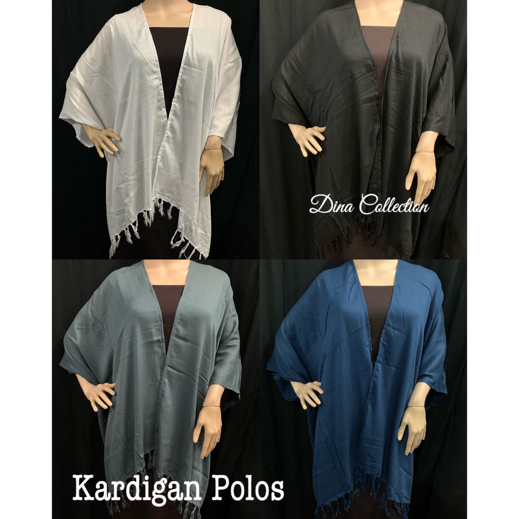 KARDIGAN PANTAI POLOS