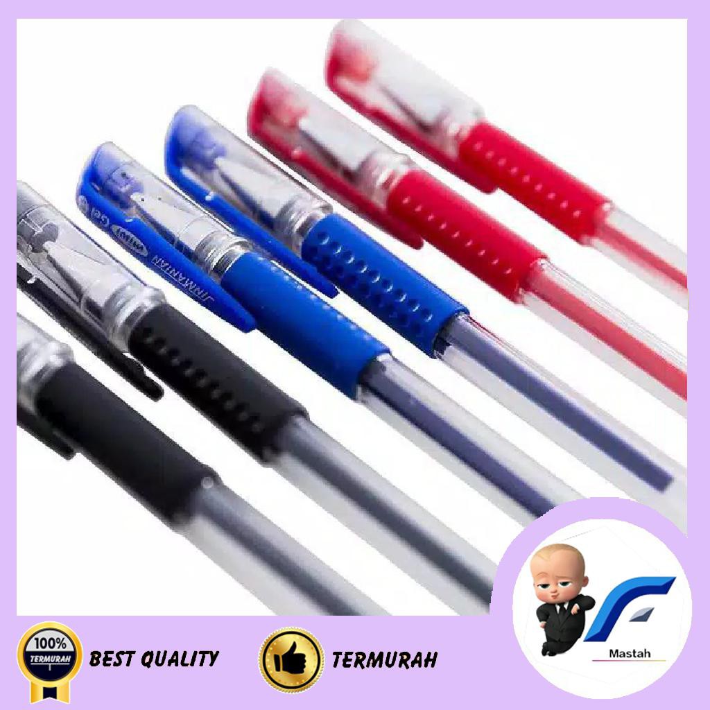 

TERMURAH Pulpen Gel Ink 0.5Mm / Pena Pen Tinta Cair Alat Tulis/ Pulpen Murah