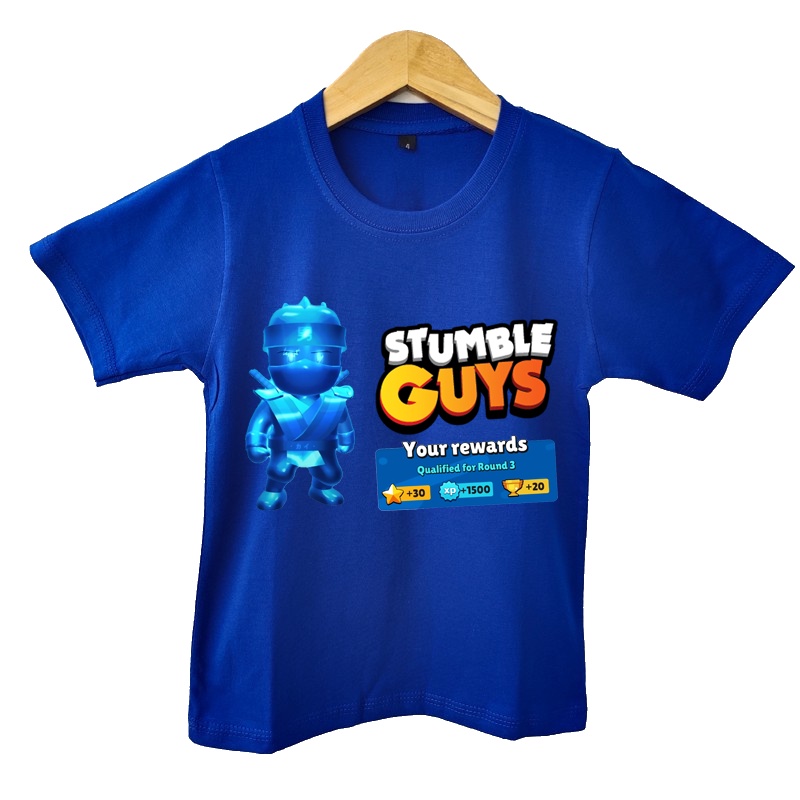 KAOS ANAK LAKI LAKI &amp; PEREMPUAN STUMBLE GUYS 4 WARNA