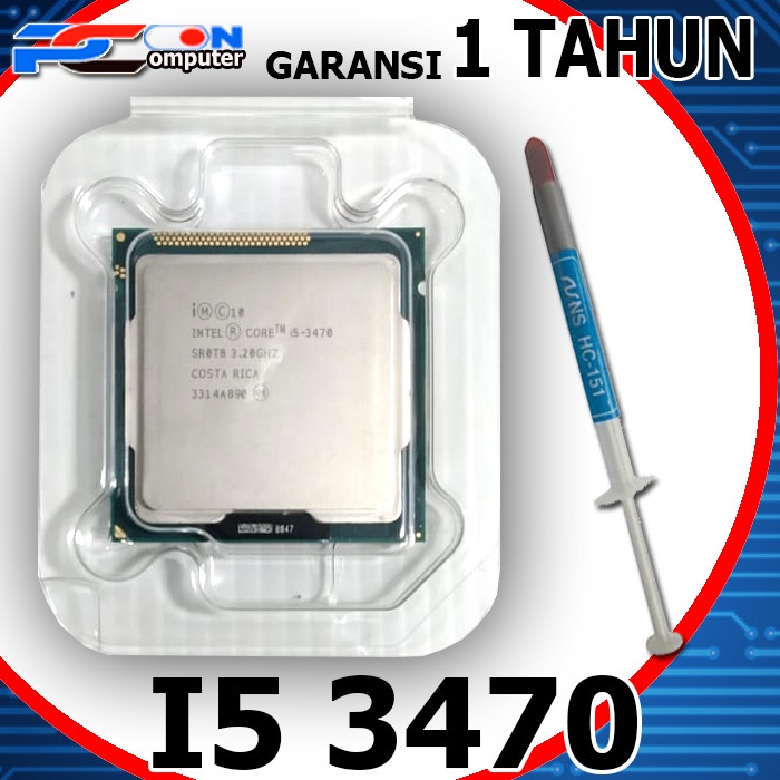 Intel Core  I5 3470 3.20GHz  Processor Soket 1155