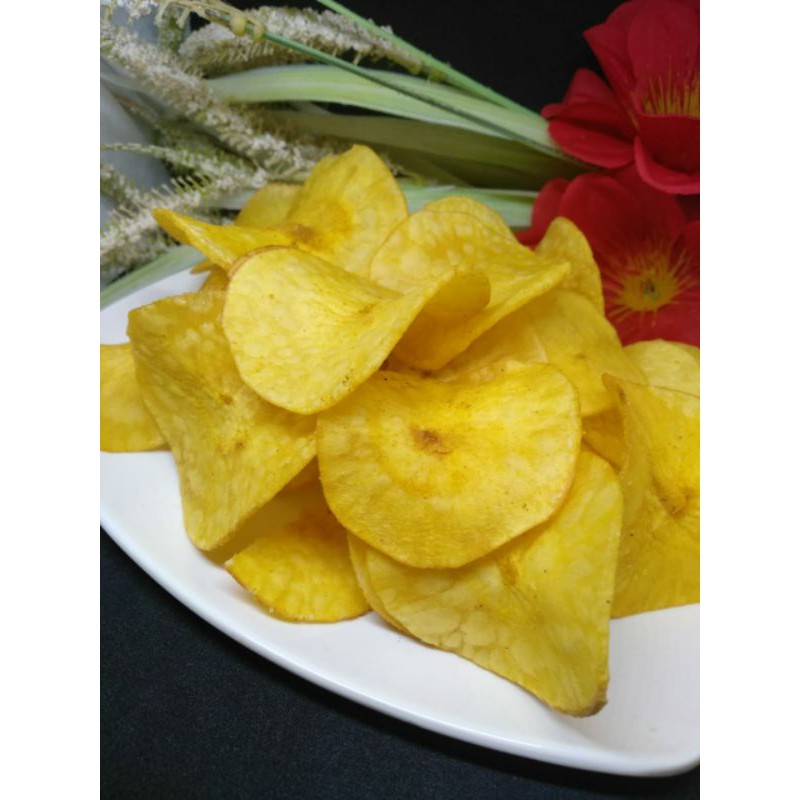 

Keripik singkong gurih super renyah kemasan 400gram