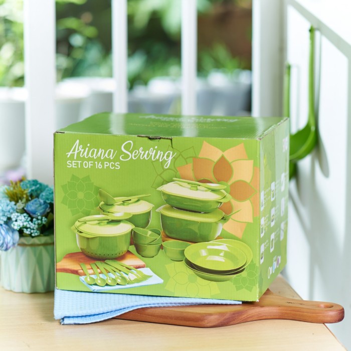Saji Prasmanan - Jasmine / Ariana Serving Set Isi 16 Pcs / Prasmanan Wadah Saji Murah