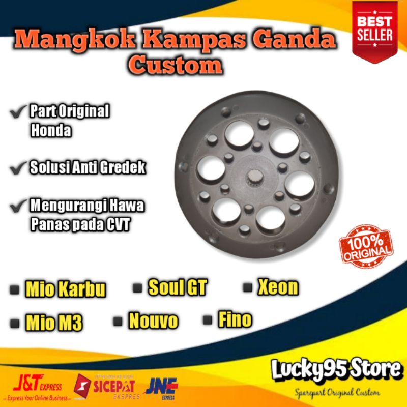 kampas ganda mio sporty mangkok ganda mangkok kampas ganda mio sporty mio m3 racing custom