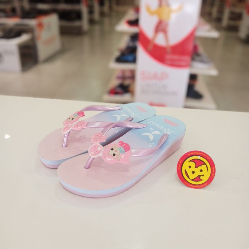 Sandal jepit anak bahan spon karet Bubble gummers Bata