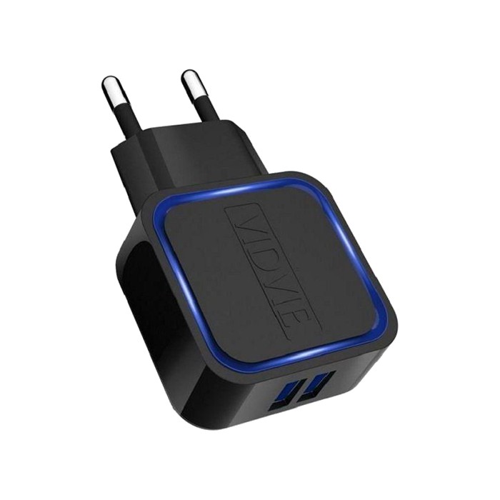 Wall Charger Vidvie 2 USB Port PLE202 i5 iphone lightning - travel charger vidvie fast charging