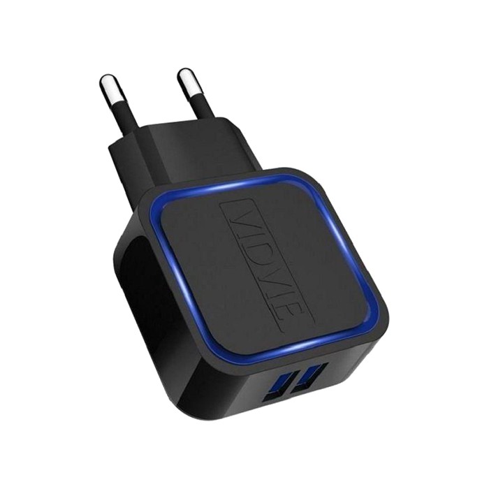 Wall Charger Vidvie 2 USB Port PLE202 S - Travel charger vidvie ple202 single fast charging